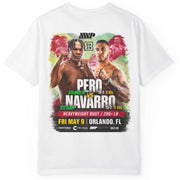 CHAKA — Pero vs. Navarro Poster Tee — White