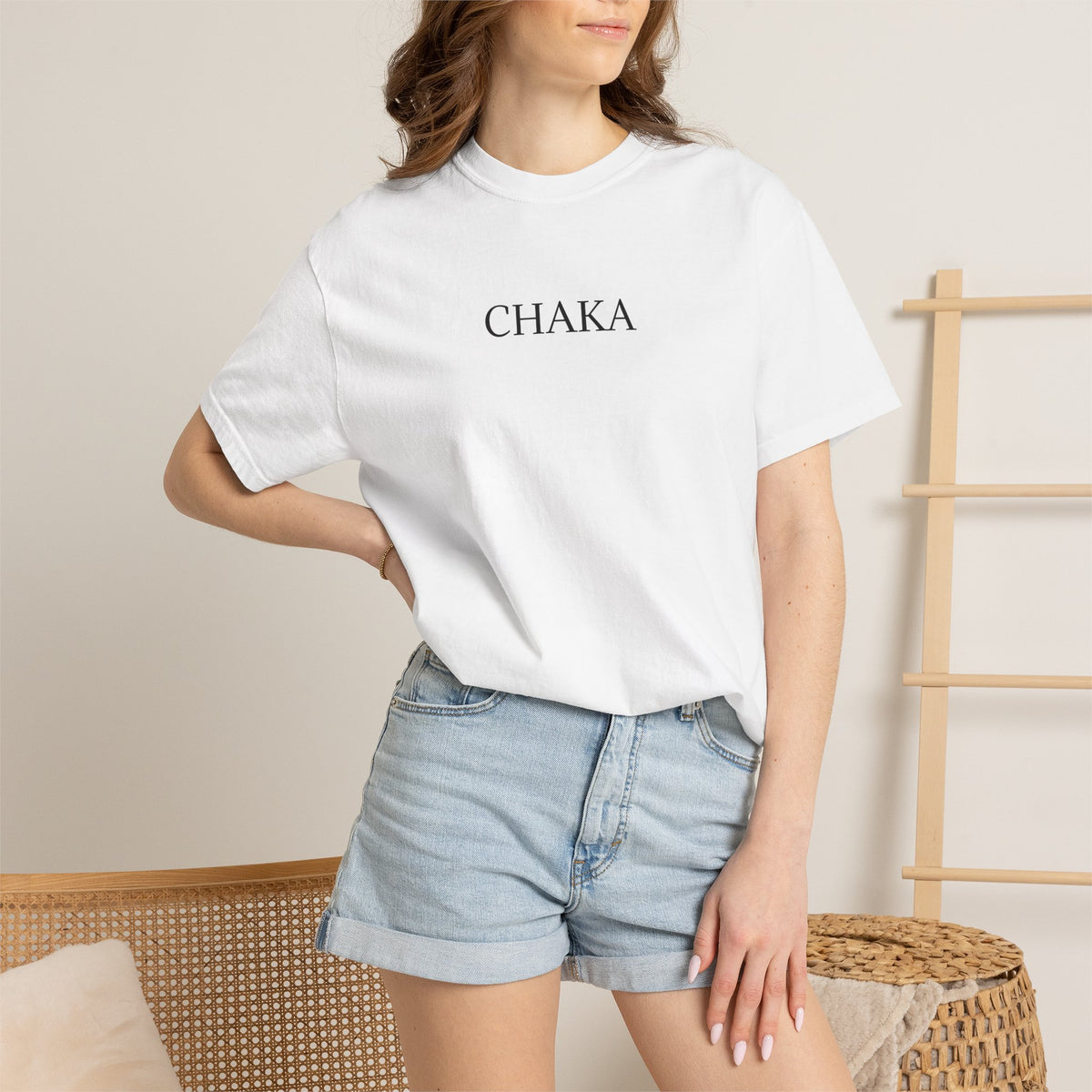 CHAKA — Pero vs. Navarro Poster Tee — White