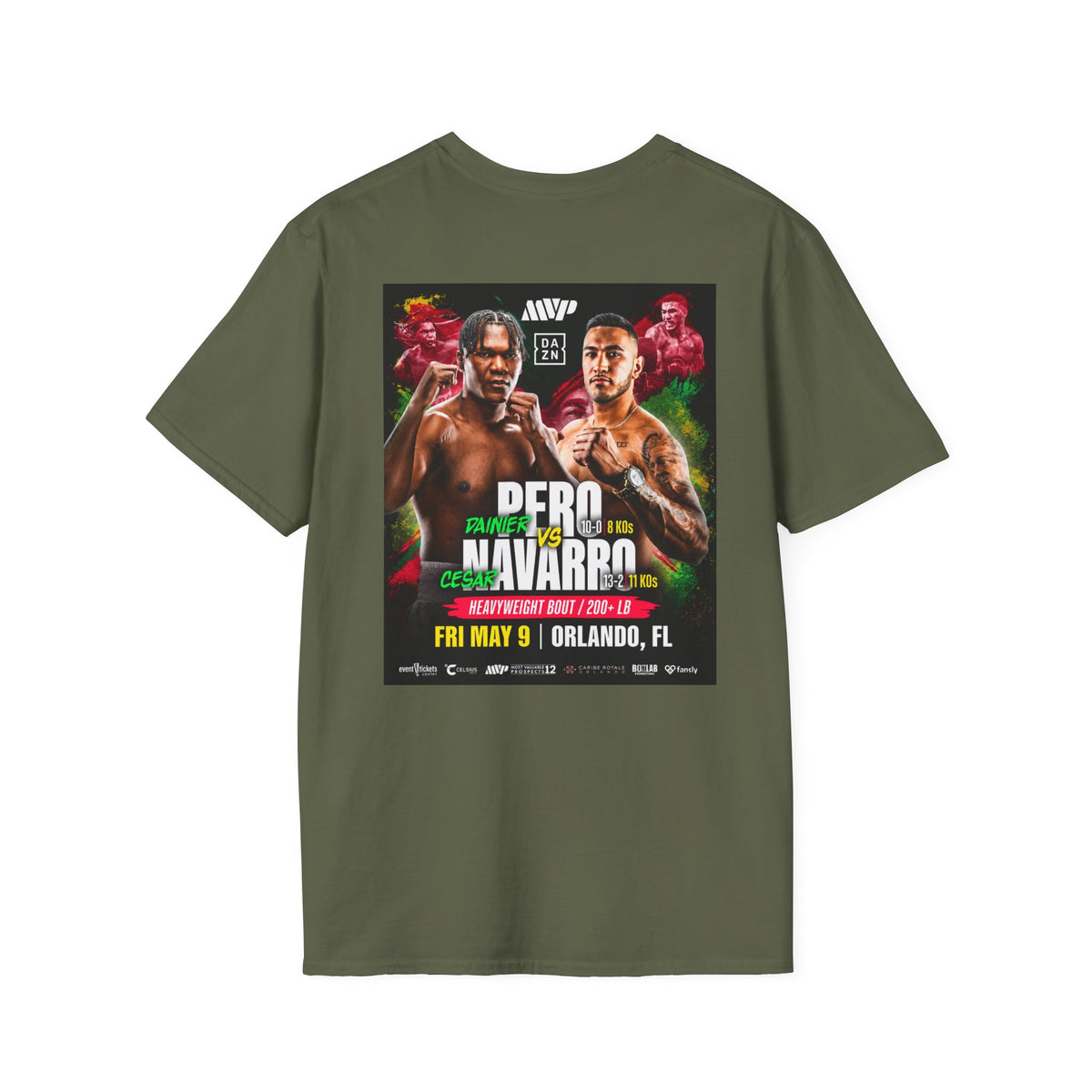 CHAKA - PERO VS. NAVARRO FIGHT TEE (color)
