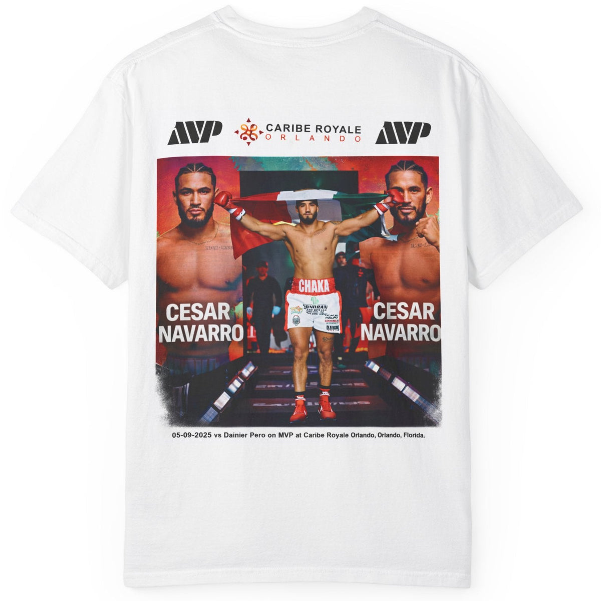 CHAKA — NAVARRO WALK OUT Classic Logo Tee — White