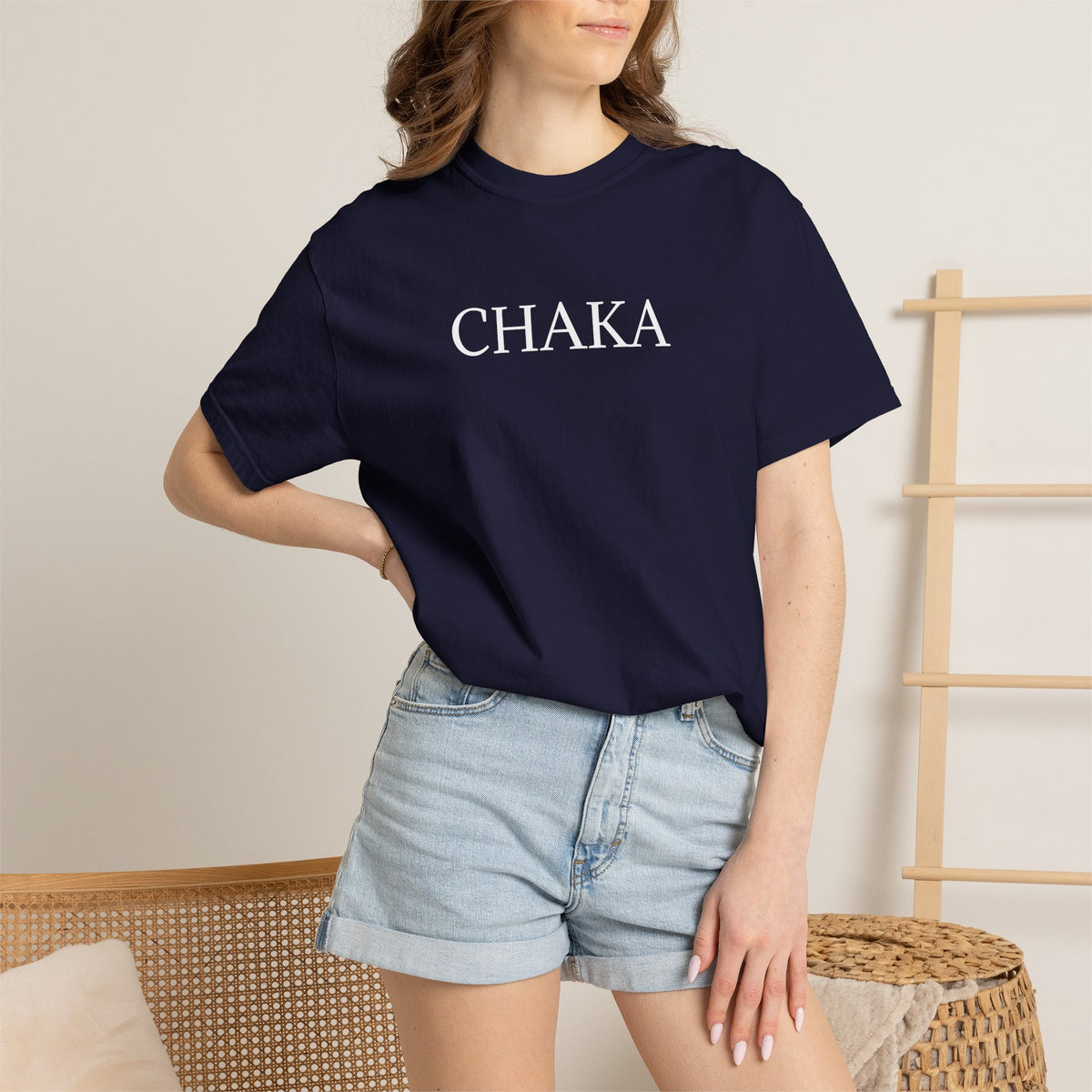 CHAKA — Navarro Walk Out Poster Tee — Black