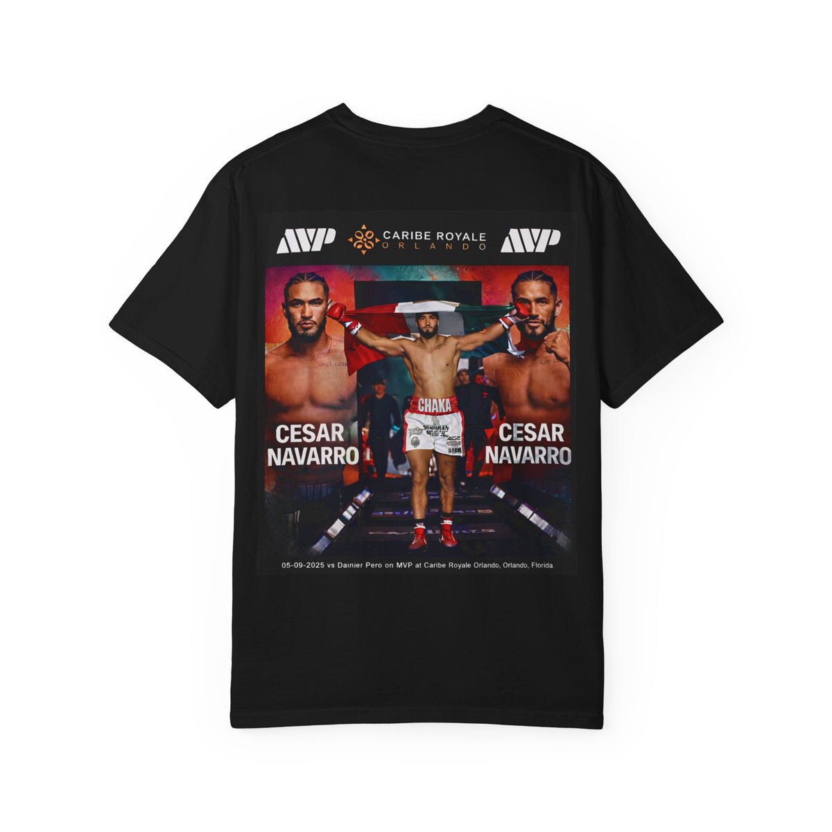 CHAKA — Navarro Walk Out Poster Tee — Black