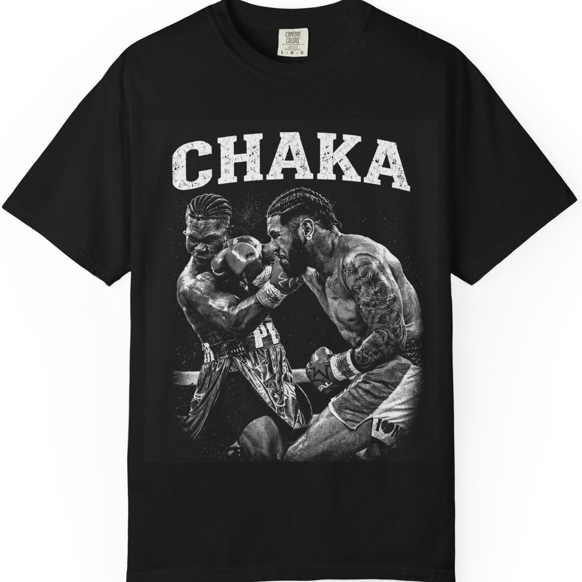 CHAKA — Pero vs. Navarro Fight Tee — B&W