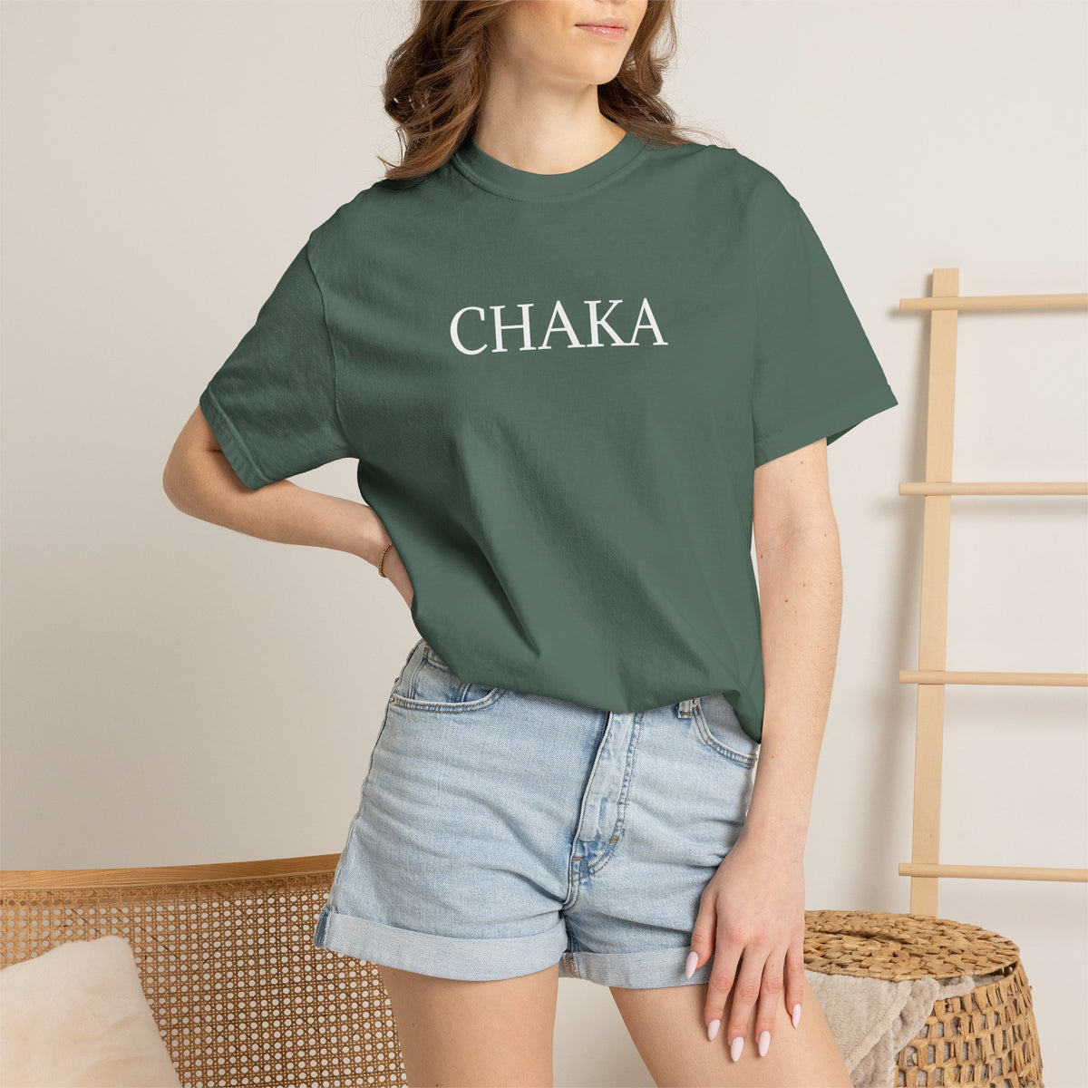 CHAKA — Navarro Walk Out Poster Tee — Black