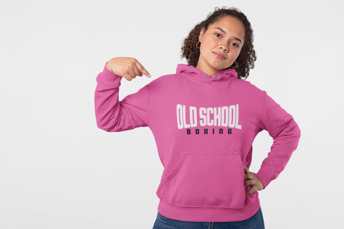 Old School Boxing Hoodie — Vintage Retro Boxing Sweatshirt