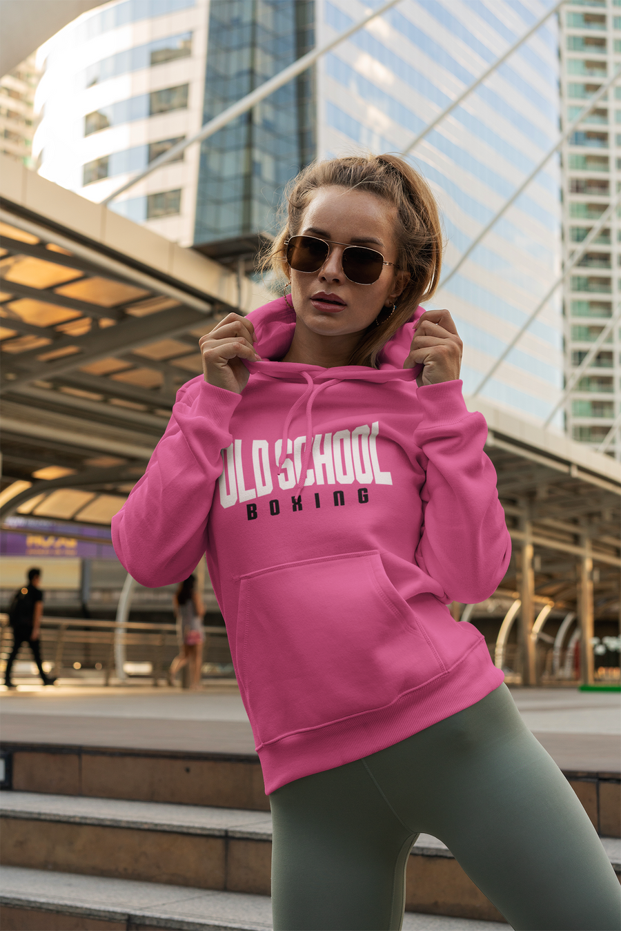 Old School Boxing Hoodie — Vintage Retro Boxing Sweatshirt