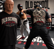 Old School Boxing Eagle &amp; Snake Tee — Vintage Gym Crest T-Shirt, Phoenix AZ