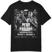 CHAKA — Pero vs. Navarro Fight Tee — B&W