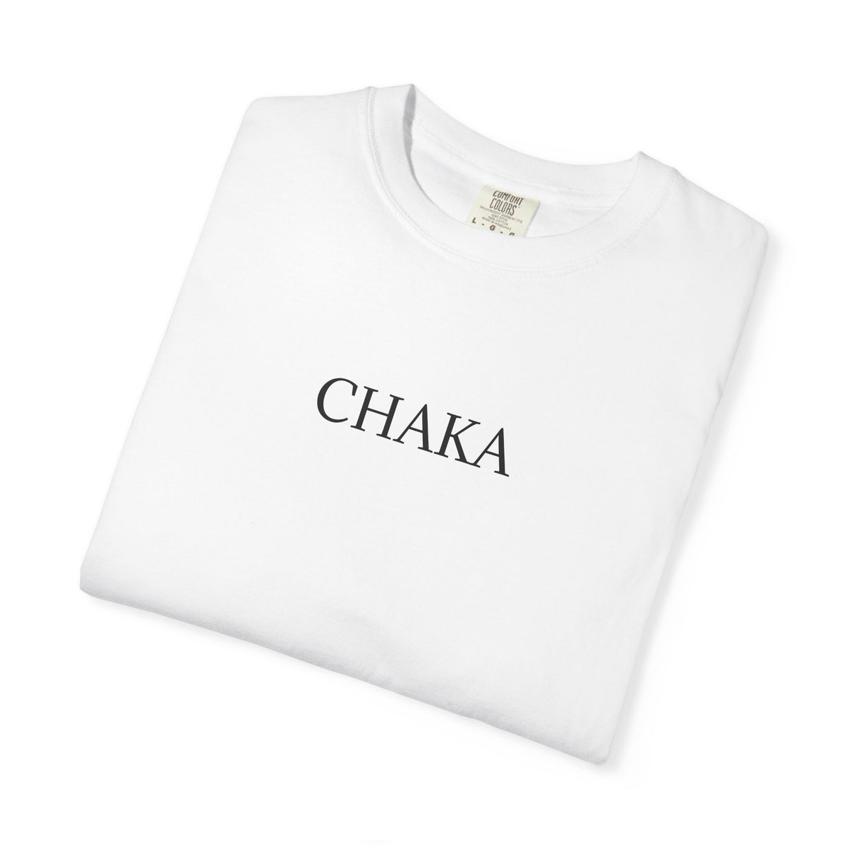 CHAKA — NAVARRO WALK OUT Classic Logo Tee — White