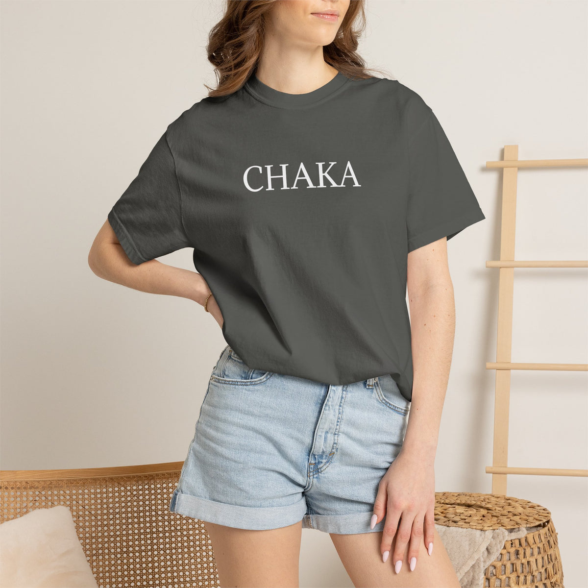 CHAKA — Navarro Walk Out Poster Tee — Black