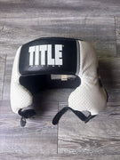 Used - TITLE Boxing Aerovent Elite Headgear - Black/White (X-Large)