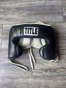 Used - TITLE Boxing Headgear - Black (One Size) - Worn