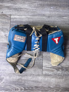 Used - TITLE Boxing Headgear - Blue Vintage (Large) - Fair Condition