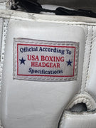 Used - Ringside Model SG-1C Boxing Headgear - White (Large)