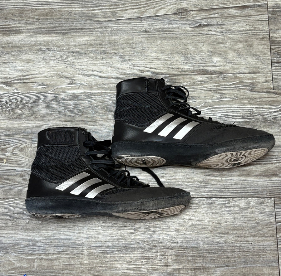 Used - Adidas Boxing/Wrestling Shoes - Black (US 5) - Fair Condition