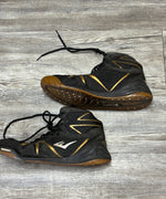 Used - Everlast Elite 2 Boxing Shoes - Black/Gold (US 9) - Fair Condition
