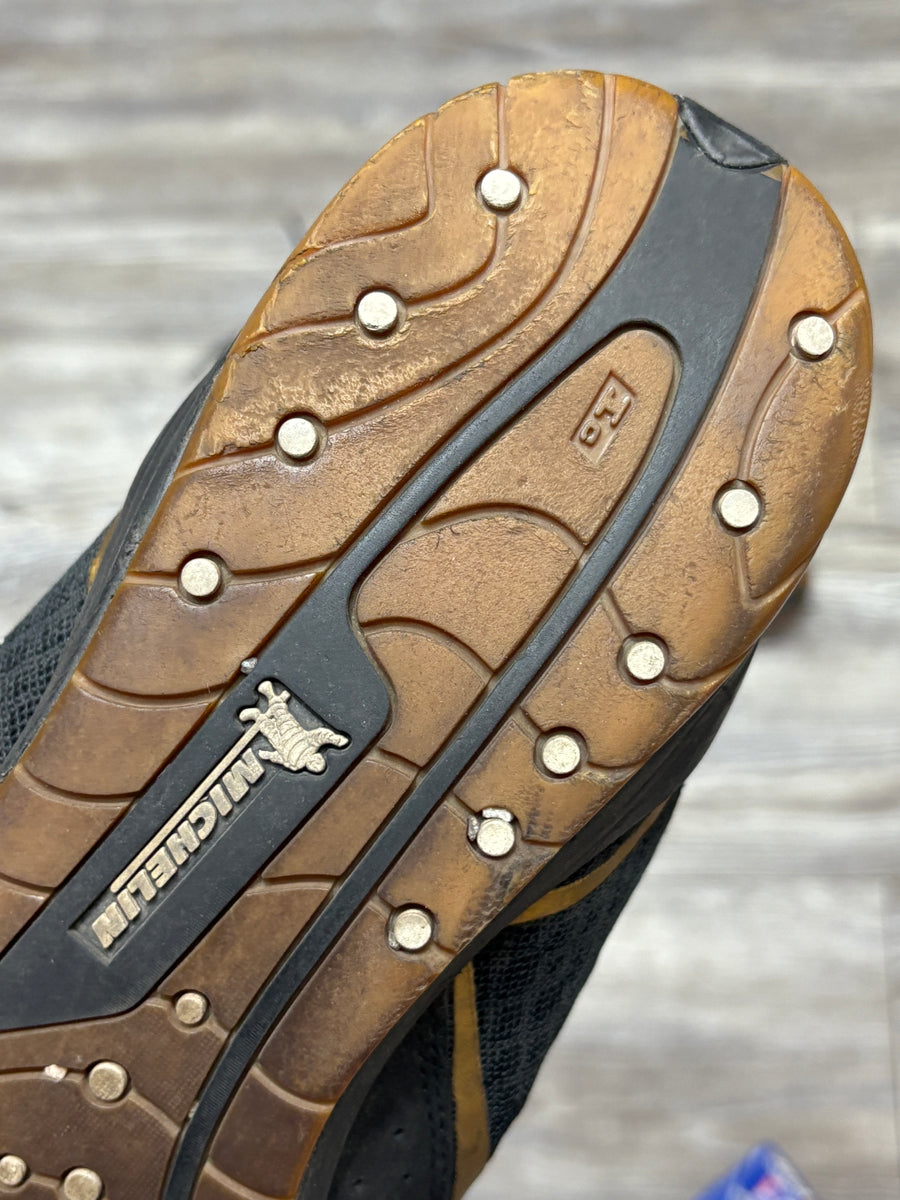 Used - Everlast Elite 2 Boxing Shoes - Black/Gold (US 9) - Fair Condition