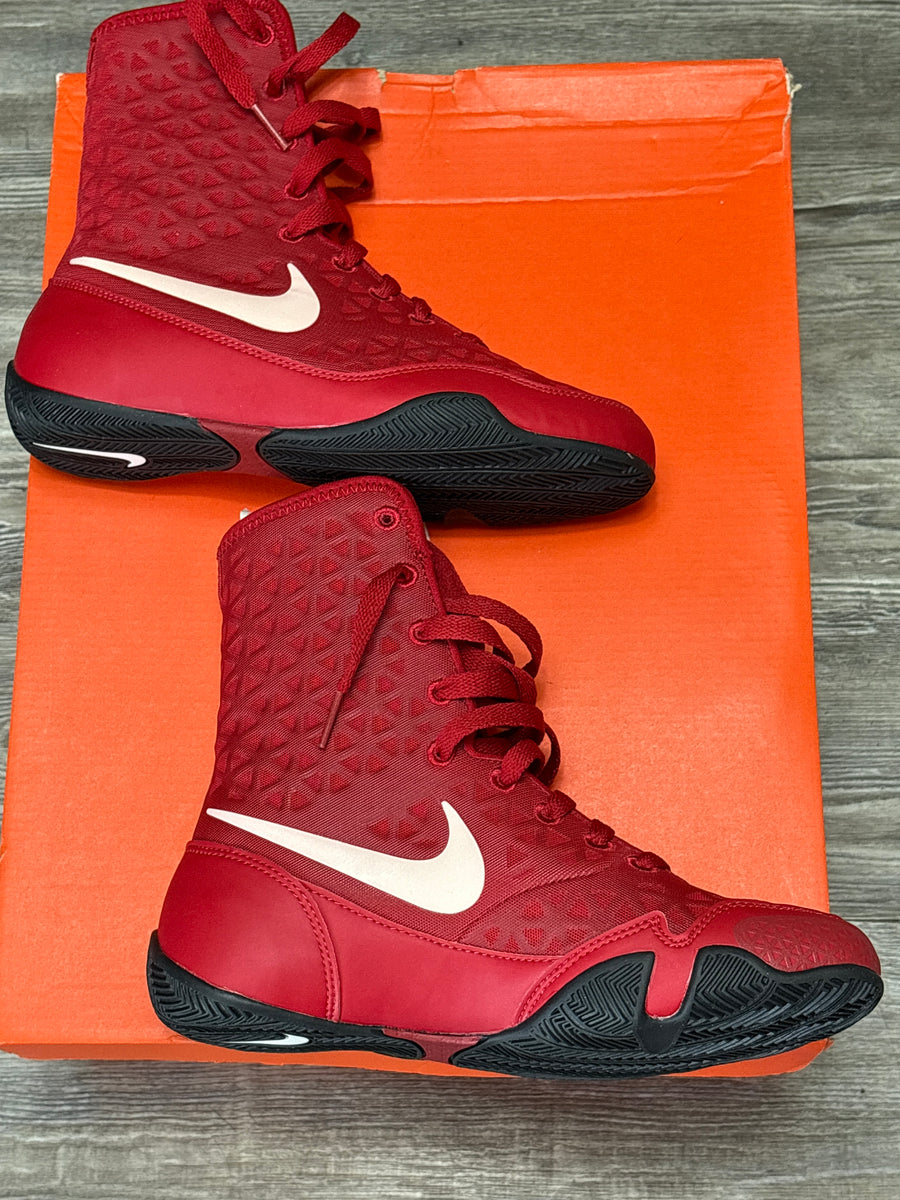 New - Nike Boxing Shoes HyperKO - Red/White (Size 5) - With Box