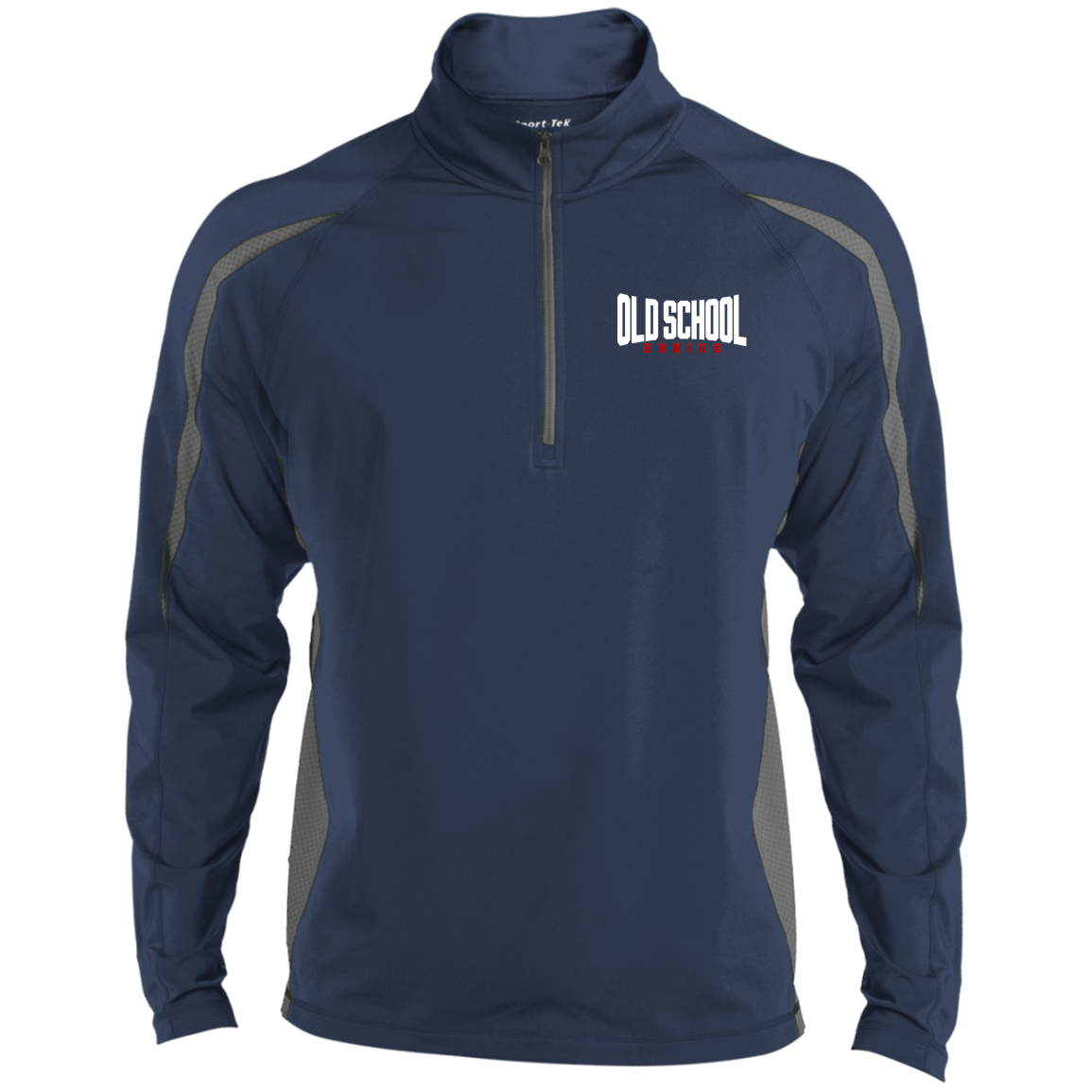 OSBX Men's Sport Wicking Colorblock 1/2 Zip