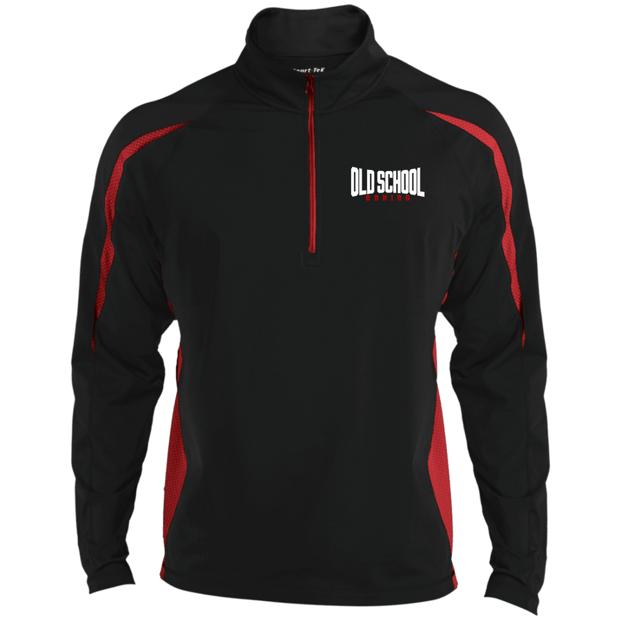OSBX Men's Sport Wicking Colorblock 1/2 Zip