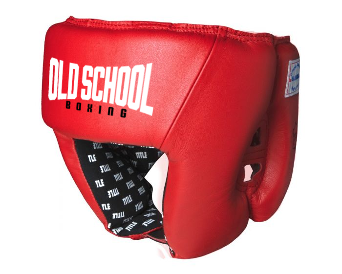 TITLE USA Boxing Competition Headgear - Open Face - Old School Boxing Team
